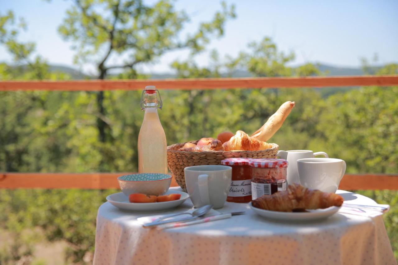 Les Yourtes De Provence Bed & Breakfast Saint-Paulet-de-Caisson Bagian luar foto